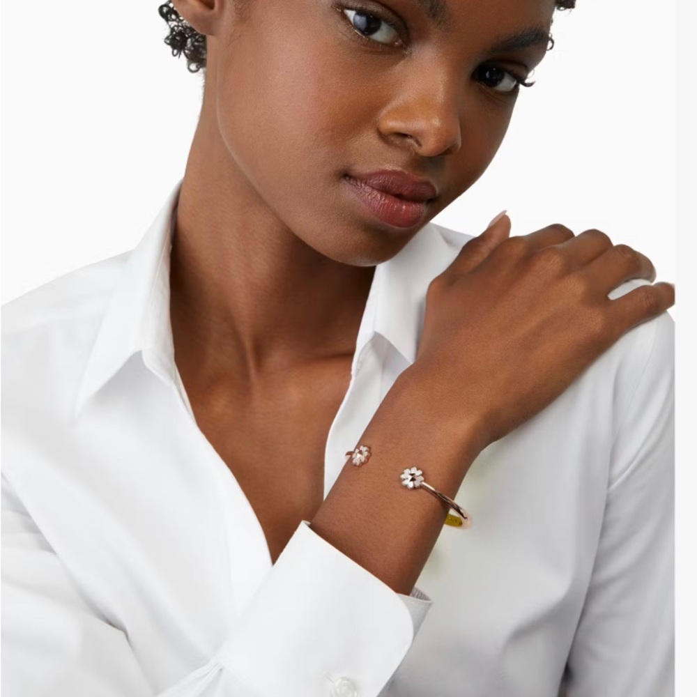 KATE SPADE NEW YORK SPADES & STUDS HINGED CUFF